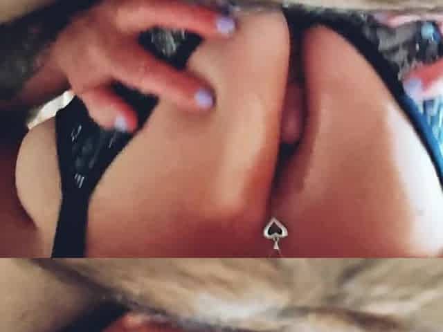Titfuck with a brassiere made of natural nice-looking melons