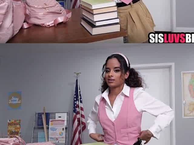 Sex with cheerleader stepsister