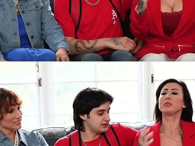 Lily Lane and Kell Fire fucking their stepsons