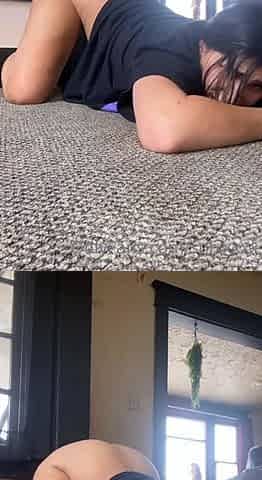 Small titted brunette amateur anal nailed at home