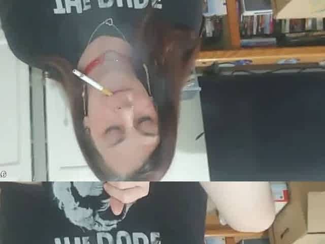 Adorable Mother Smoking and Taking Daddy's Huge Burden
