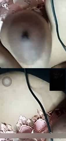 Lonely Desi Housewife secretly enjoying hot video call with her lover while hubby away. Watch her wild side uncovered!
