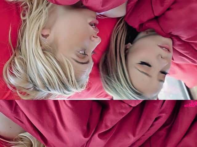 Bubble butt teens Chloe Cherry and Haley Reed have a threesome