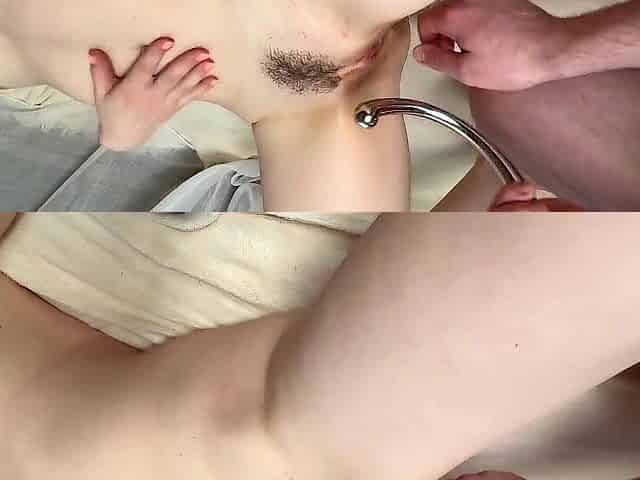 I Inserted the Prostate Massager Into Her Cunt. Her Twat Has Not ever Been so Taut...