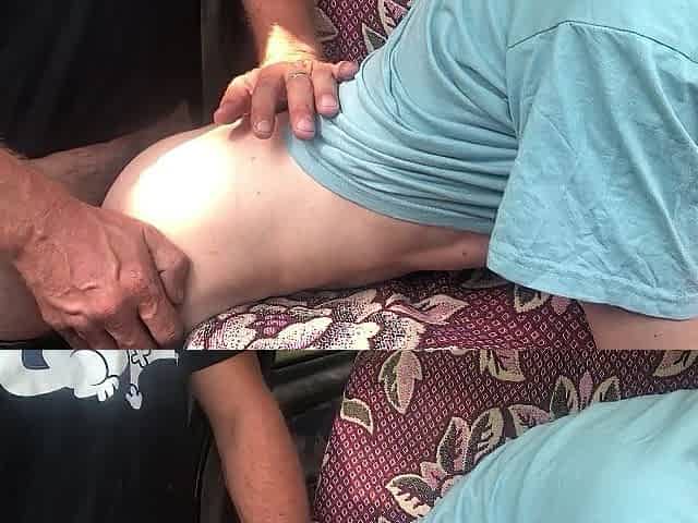Extraordinary anal screw with shaggy dad in car