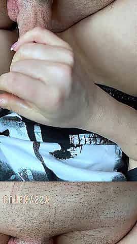 Secret creampie! 1st shut inside rest load outside! Surprise impregnation!