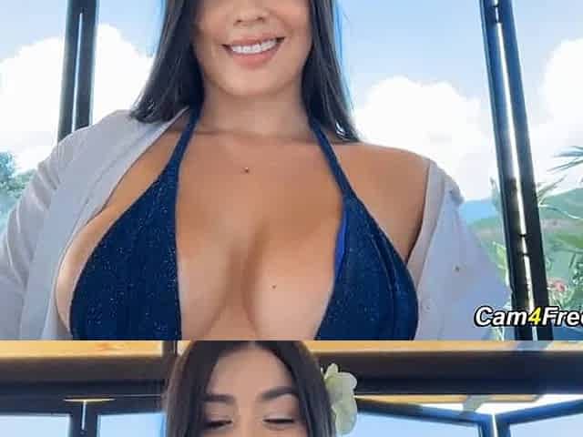 Hot Sexy Babe Fucks Herself in a Villa