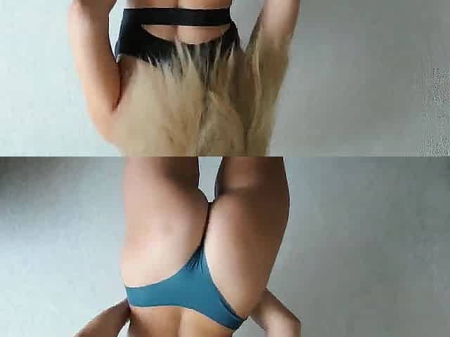 Fit Gal Tease Herself and Masturbate