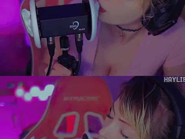 ASMR Ear Licking Tingles + Throat Sounds