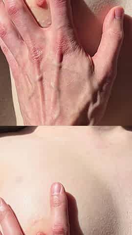 He Plays with My Hot Tits and Comes on Them After a Sensual Handjob!