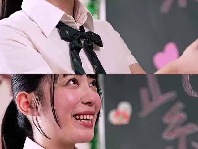 Ruri Narumiya Japanese teen gives POV blowjob