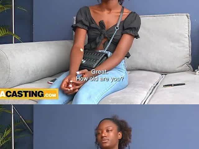 Blameless Black Lalin girl Amateur Takes It Coarse In 1st Anal Casting