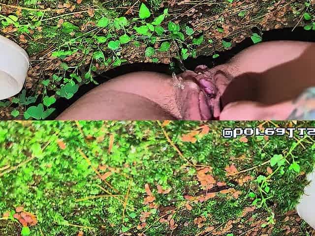 Outdoor Squatting Void urine