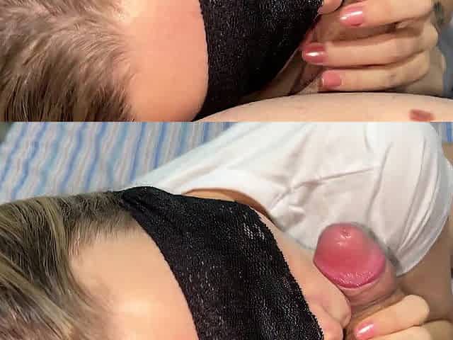 That babe sees my ramrod and is hopeless to suck it. Hawt real pair sex