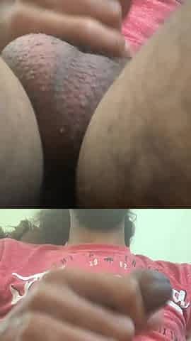Black dick masturbating