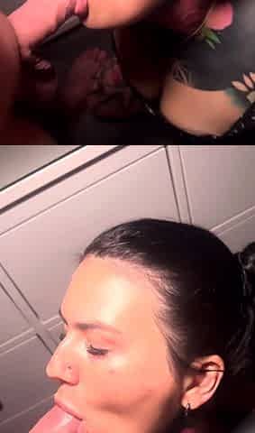 Blowjob POV blowjob cumshot facial brunette pov