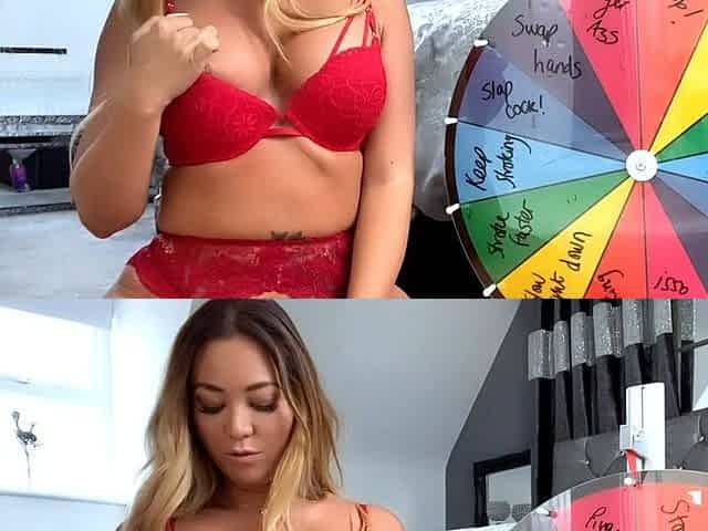 Big boobs webcam babe masturbates and rides her toy