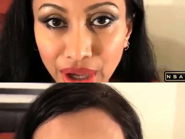 Stepmom giving a demonstration blowjob pov