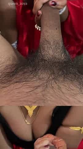 Desi Bhabhi Loves to Stroke Big Cocks