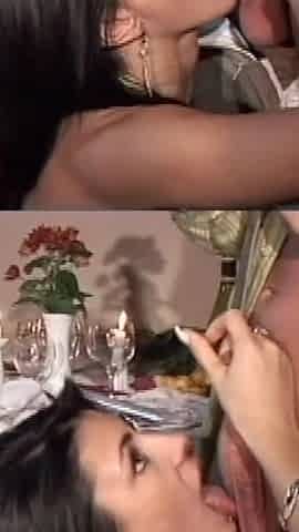 The Perfect Situation: a Romantic Dinner and a Anal Fuck