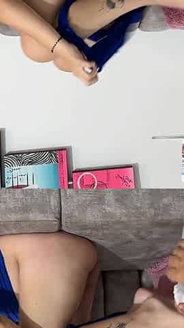 I Ask My Little Midget Stepbrother to Massage My Tight Pussy Because It Hurts and He Ends up Rubbing Me with His Cock.