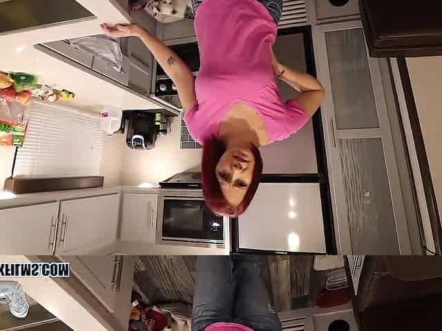 Jane Cane - Redhead Stepmom Swallows A Cock And Gets Fucked Pov Style