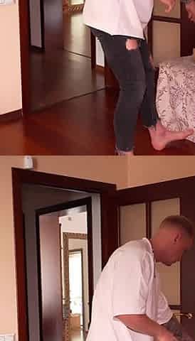 Stepmom. Rough Sex with Stepson - Broken Bed!