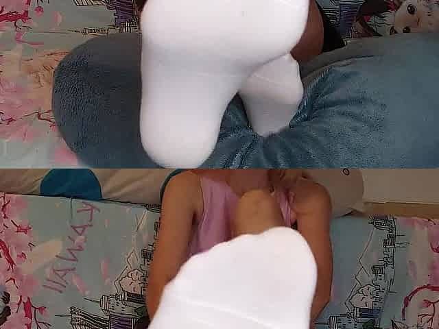 Virgin feet of your step sister