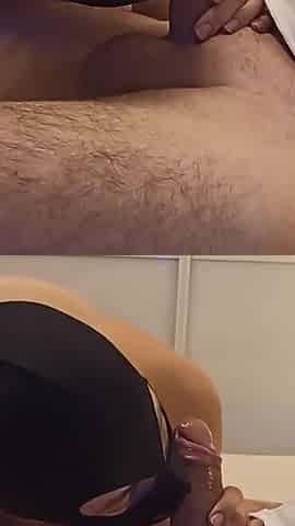 Sexy MILF Gives a Morning Blowjob. Cum in Mouth.