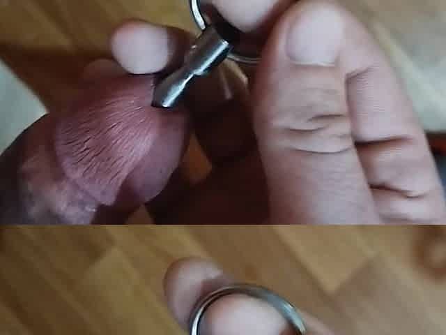 a lot of semen after probing the urethra with a 10 mm toy