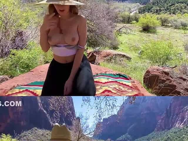 Horny Hiking In Quick! Fuck Me On This Trail While No-one Is Around Pt 1 Pov 4k