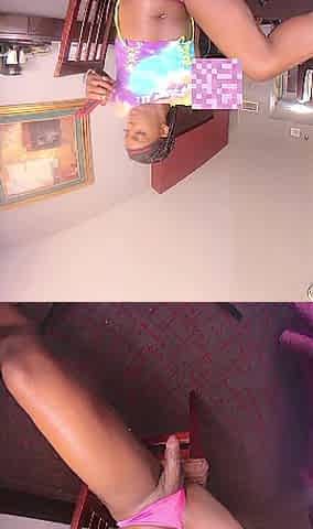 Hawt Black Ts JERKING BBC 1st thing in the morning