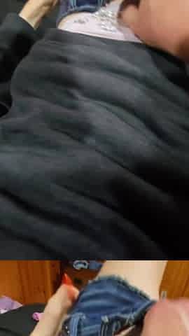 That guy leaves a giant creampie in cheating wifes twat