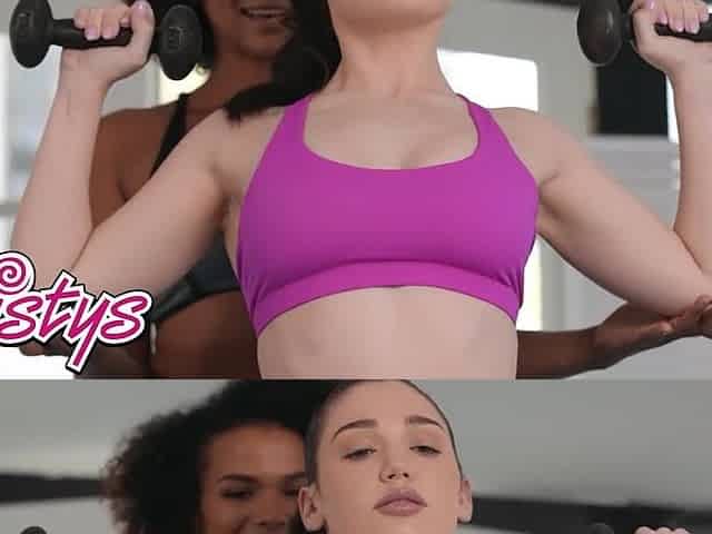 TWISTYS - Lily Lou Lastly Makes Her Move On Coach Alina Ali For Hawt Kisses And Sloppy 69 Action