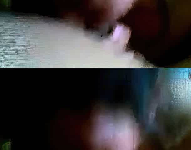 Asian College Girl Gives a Blowjob and Swallows