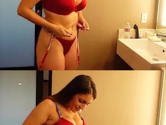 Italian Large Butt Model Hardcore Screwing ends with her Cunt filled with Creampie