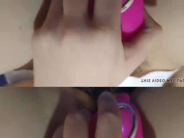 Cumming From A Vibrator, Super Hairy Pussy