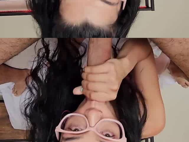 Andre Stone And Harley Haze In Nerdy Girl Treated Like A Slut By Hung Guy