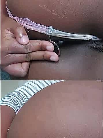 Ebony Chick Gushes and Creams on her BBC Sex toy