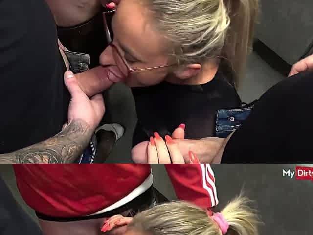 Blonde Milf Finds 3 Horny Guys On Street For Home Gang Fuck German Amateurs