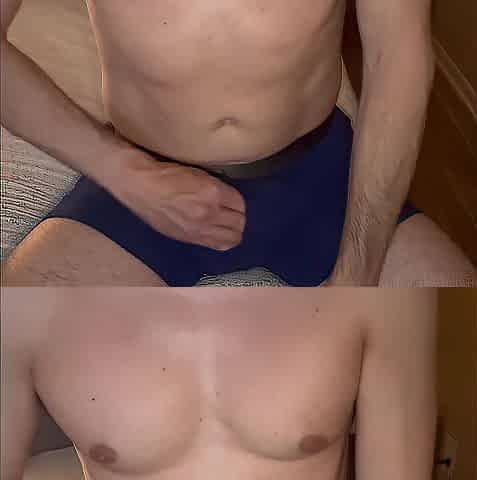 Curly chest heats up solo enjoyment