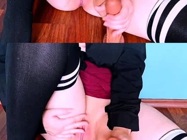 Big-Titted Teen's Anal Solo Webcam Session