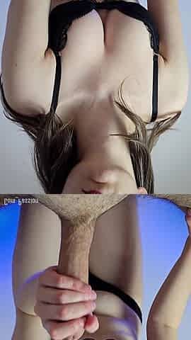 Quick Handjob and Massive Cum Load!