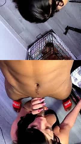 Wockesha Blowjob On The Knees POV