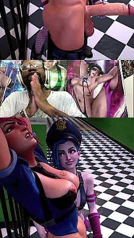 Futanari VI Gets Jerked Off And Fingered By Small Jinx