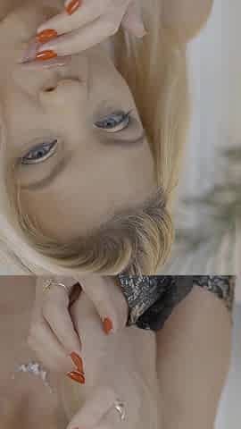Blonde MILF Indulges in Footjob and Dildo Play