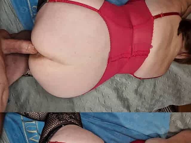 Doggystyle anal fucked milf