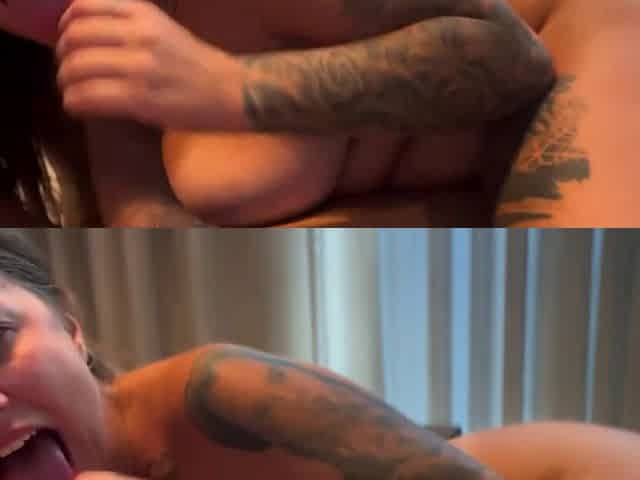 Horny latina babe with huge tits and ass gets railed by a huge fat cock
