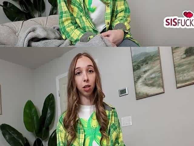 Caught Step Sis Masturbating Whilst Sharing A Room During A Crunch