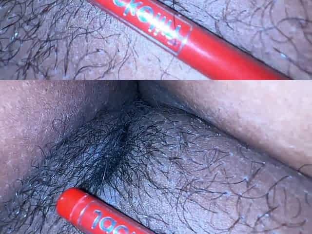 Pussy Licking with Pen